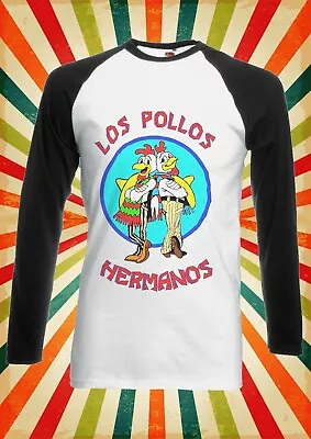 Buy Los Pollos Hermanos Breking Bad Men Women Long Short Sleeve Baseball T Shirt 6 • 9.95£