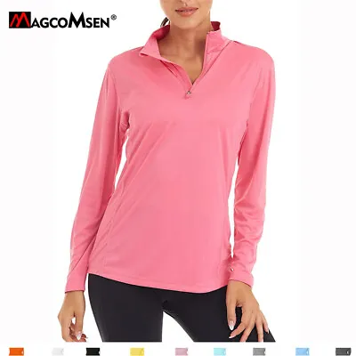 Buy UPF 50+ Women's Sun/UV Protection Shirts Long Sleeve Working Golf Polo T-shirts • 16.79£