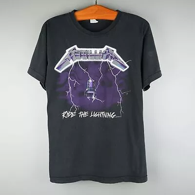 Buy Vintage 1989 Metallica Ride The Lightning T-Shirt • 150£