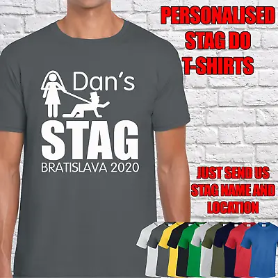 Buy Mens Stag Do T Shirts Stag Party Personalised Design Custom Funny Stag Do  • 4.99£