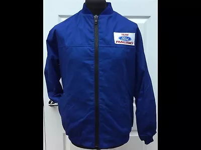 Buy Classic Fully-Lined Team Ford Racing Badged Bomber Motorsport Jacket 42.5  Chest • 28.50£