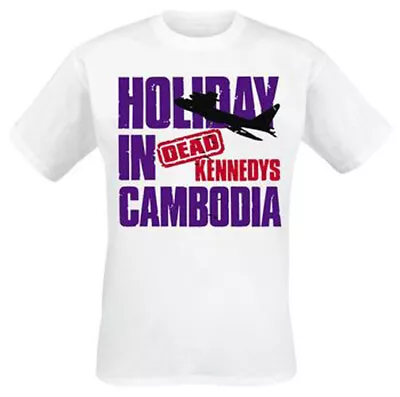 Buy Dead Kennedys - Holiday In Cambodia - White T Shirt (Jello Biafra) , Punk • 14.99£