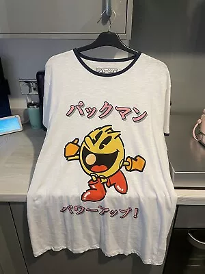 Buy PAC-MAN Men's T-Shirt White With Game Graphic (SIZE XL) Primark - NEW With Tag • 19.99£