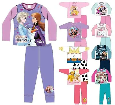 Buy Girls Character Pyjamas Kids Novelty Disney Nickelodeon Official Licensed Pyjama • 6.99£