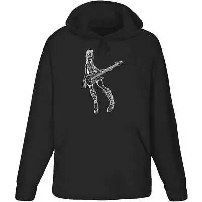 Buy 'Rock Chick With Guitar' Adult Hoodie / Hooded Sweater (HO013899) • 24.99£