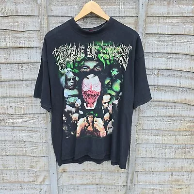 Buy Rare Vintage Cradle Of Filth Canvas For A Lick Of Paint Band T Shirt Mens Large • 169.99£