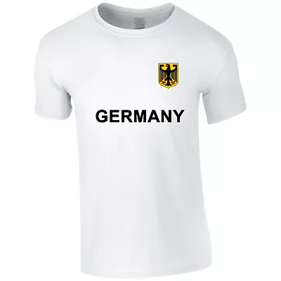 Buy Germany Euro  T Shirt Football Your Country T Shirt Pristine Finish • 11.99£