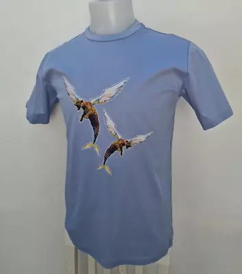 Buy NEW White Threads Sky Blue Jaguar With Wings T-Shirt Size L • 0.99£