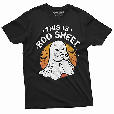 Buy Halloween Funny This Is Boo Sheet T-shirt Boo Tee Shirt Party Tee Cute Ghost Tee • 15.99£