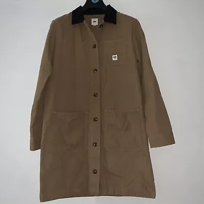 Buy Vans Chore Drill Women’s Long Coat Jacket Small Brown Tan Off The Wall VGC  • 26£
