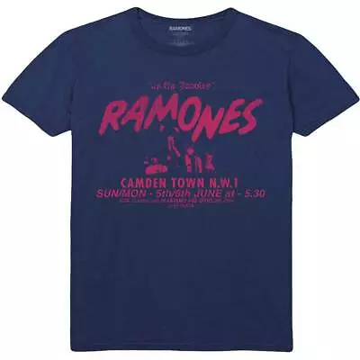 Buy The Ramones   Unisex T- Shirt -Roundhouse - Blue  Cotton • 17.99£