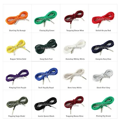 Buy Draw String Hoodie Cord & Shoe Laces Boots, 6mm Round With Metal Stopper 140cms • 2.25£