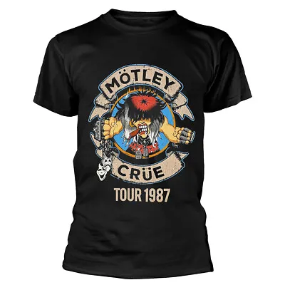 Buy Motley Crue Girls Girls Girls Tour 87 Black T-Shirt NEW OFFICIAL • 16.29£