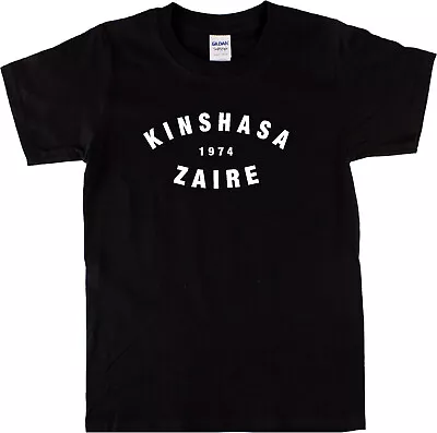 Buy Kinshasa Zaire 1974 T-Shirt - Retro, Boxing, 70's, Various Colours • 19.99£