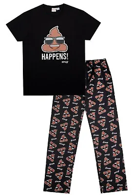 Buy Men's Novelty Emoji Character Long Pyjamas Sizes S To 2XL Mens Pjs • 17.99£