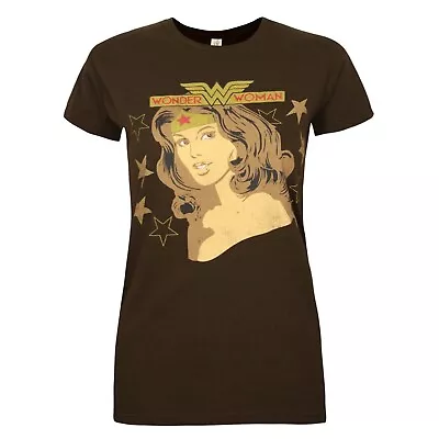 Buy Wonder Woman Womens/Ladies Portrait T-Shirt NS5628 • 15.47£