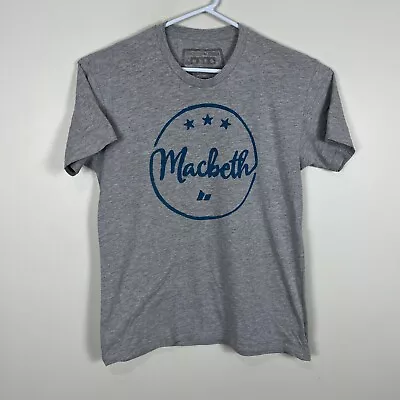 Buy Macbeth Skateboarding Skate Punk Grey Casual Tee T Shirt Men's Medium M • 15.80£