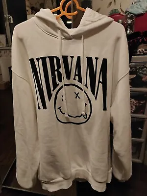 Buy Ladies Bershka Nirvana Hoodie Size M New • 34.99£