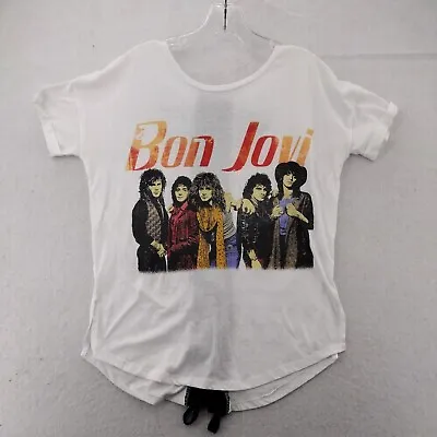 Buy Bon Jovi T Shirt Womens Medium 2017 Band Merch • 15.95£