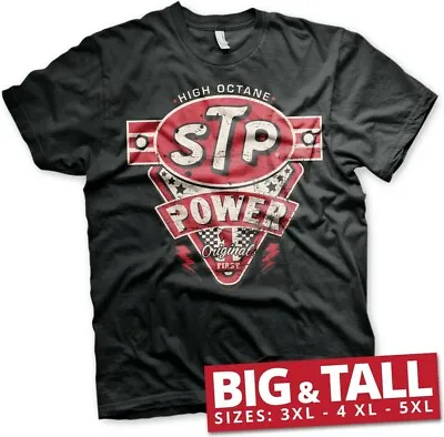 Buy STP Power Big & Tall T-Shirt Black • 33.07£