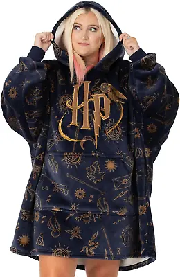 Buy Harry Potter Oversized Blanket Hoodie: Iconic Design, Cozy Fleece • 57.96£