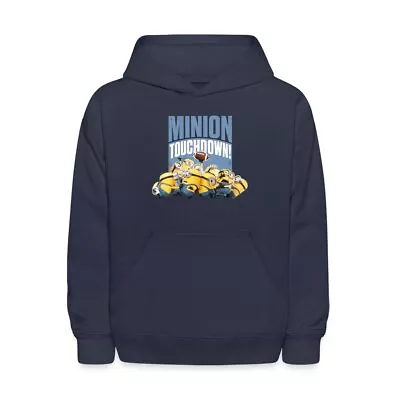 Buy Minions Merch Football Touchdown Officially Licensed Kids' Hoodie • 25.25£