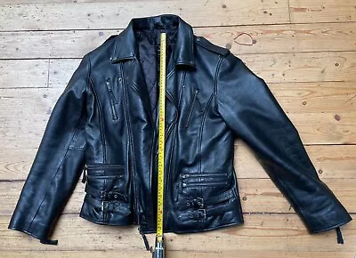 Buy Brando Leather Jacket Motorcycle Perfect Black Cowhide Marlon Biker Jacket • 49.99£