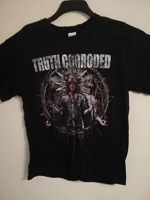 Buy Truth Corroded Slaying Europe 2015 Tour Shirt Size L Death Deicide Vader • 10£