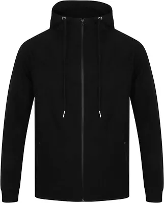 Buy New Mens Plain Fleece Zip Up Top Zipper Hoody Sweatshirt Jacket Jumper Hoodie  • 24.99£