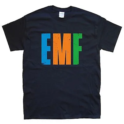 Buy EMF T-SHIRT Sizes S M L XL XXL Colours Black, White  • 15.59£