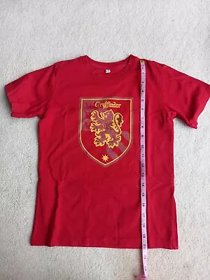 Buy Children's Gryffindor Short Sleeve T-Shirt  - Age 9-10 • 3£