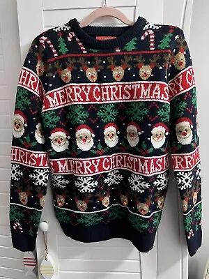 Buy Primark Christmas Santa Claus Light Up Jumper  Sweater Size X Small Men’s Youth • 12£