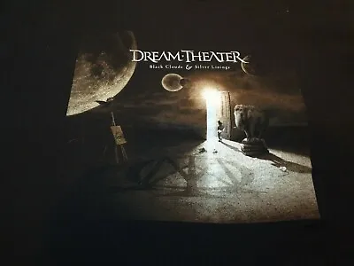 Buy Official Dream Theater Tour T Shirt Tee Xl   Extra Large New Black Clouds 2009 • 10.99£