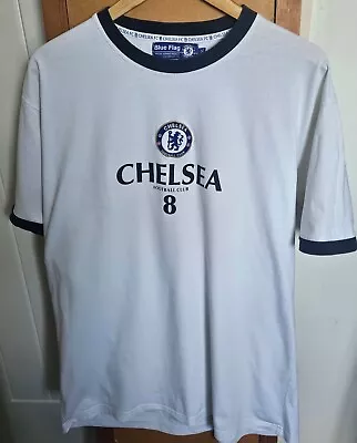 Buy Official Chelsea Lampard 8 White T-Shirt - Size 2XL • 4£