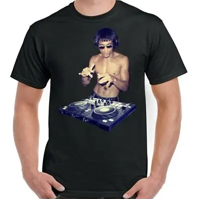 Buy DJ T-Shirt Men's Bruce Party Festival Vinyl Records Decks Gym Unisex Top • 10.99£