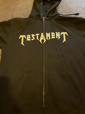 Buy Official Testament Dark Roots Of The Earth Hoodie XL Thrash • 25£
