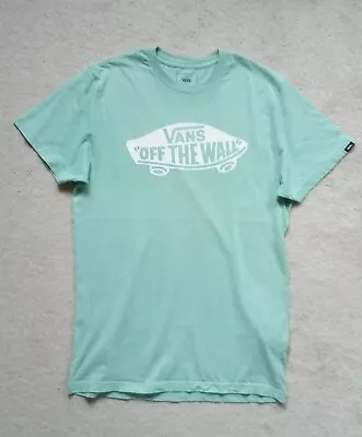 Buy Vintage Vans  Off The Wall  Printed Slim Fit T-shirt Size S • 6.99£