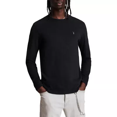 Buy ALL SAINTS Mens T Shirts Crew Neck Long Sleeve Casual NEW Top Summer Cotton Tee • 24.99£