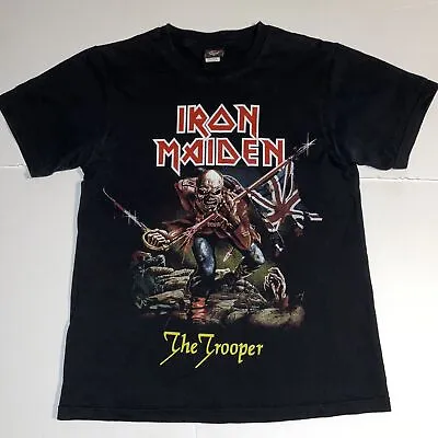 Buy The GTS Iron Maiden The Trooper Black Short Sleeve T Shirt Size M • 17.99£