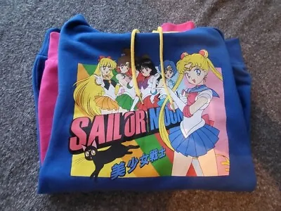 Buy Sailor Moon Group Portrait Colorblock Hoodie BoxLunch Exclusive NWT, Size SMALL • 86.86£