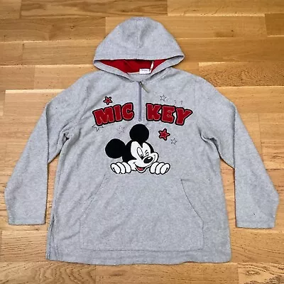 Buy Vintage Disney Store Zip Hoodie Sweatshirt XL Mickey Mouse Disneyland Y2K • 10.49£