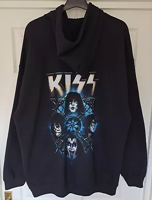 Buy Kiss End Of The Road Tour Hoodie Full Zip Tour Merch Size 2XL (P2P 26.5) - BNWOT • 29£