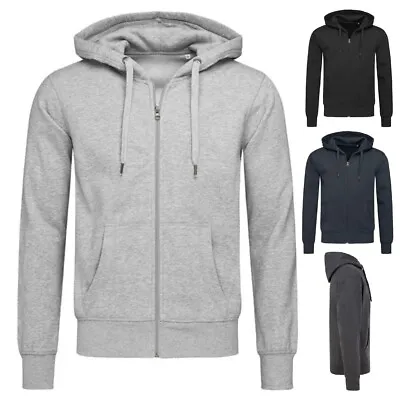 Buy Mens Zip Up Hoodies Hooded Jackets Sweatshirt Jumper Pullover Jumper Winter • 7.99£