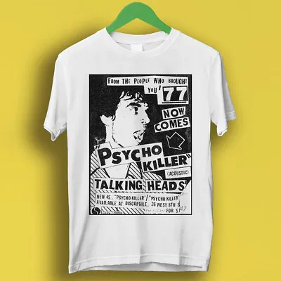 Buy Talking Heads Psycho Killer Band Punk Rock Poster Music Gift Tee T Shirt P7278 • 6.70£
