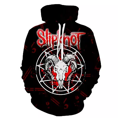 Buy Slipknot Hoodie Cosplay Coat Pullover Unisex Hooded Sweatshirt Casual Jacket • 25.34£