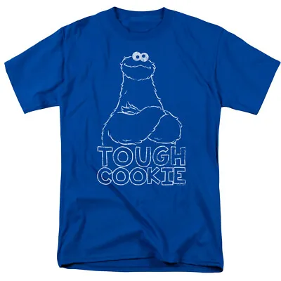 Buy Sesame Street Cookie Monster Tough Cookie Licensed Adult T-Shirt • 22.63£