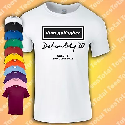 Buy Liam Gallagher Cardiff Definitely Maybe 30 Years T-Shirt | Oasis |  • 16.19£