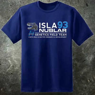 Buy Mens ISLA Nublar Jurassic Research Team T Shirt Movie Logo World IGEN Retro • 19.99£