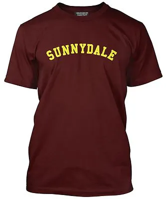 Buy NEW Sunnydale Mens Burgundy T-Shirt All Sizes Buffy High School SHS • 13.99£