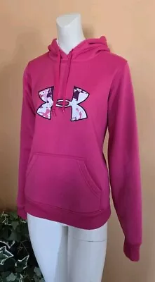 Buy Under Armour Pullover Hoodie Sweatshirt Jacket Women's Size M Pink  • 20.78£